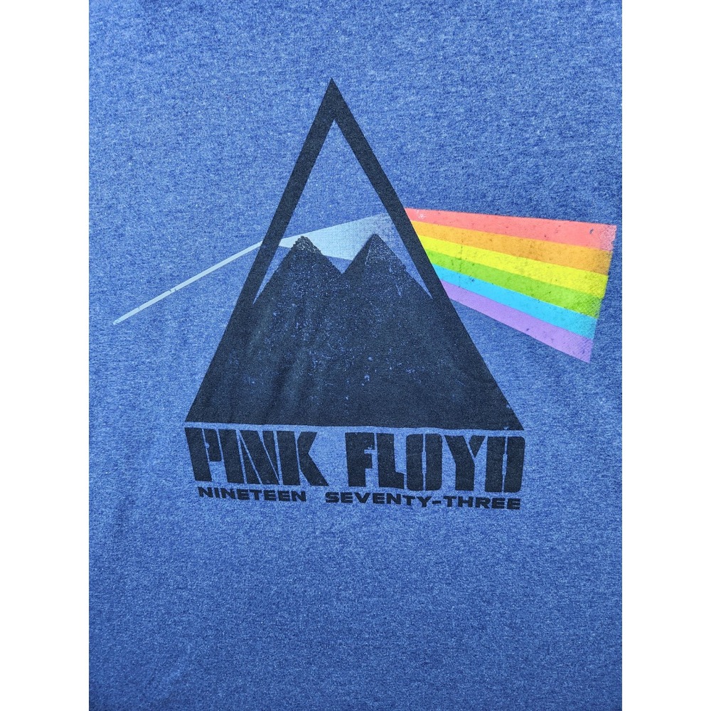 Pink Floyd Dark Side of the Moon Men's XL Prism Graphic Band Tee Rock Concert - Picture 5 of 8
